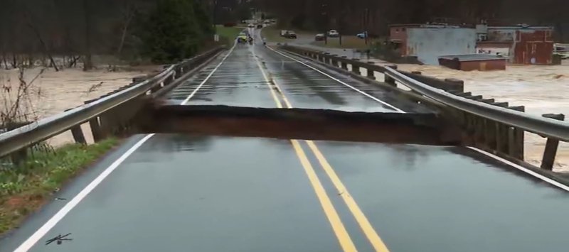 Bridge collapse