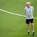 Bafana Bafana coach Hugo Broos at training before start of 2026 World Cup