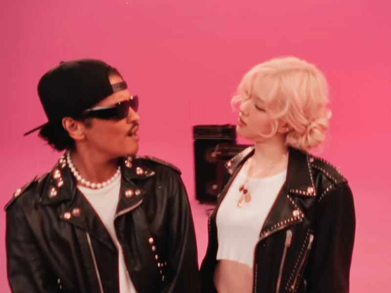 Bruno Mars and Blackpink's Rose