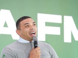 Bryan Habana at Mancosa Jacaranda FM Business Breakfast
