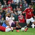 Bryan Mbeumo and Manchester United captain Bruno Fernandes