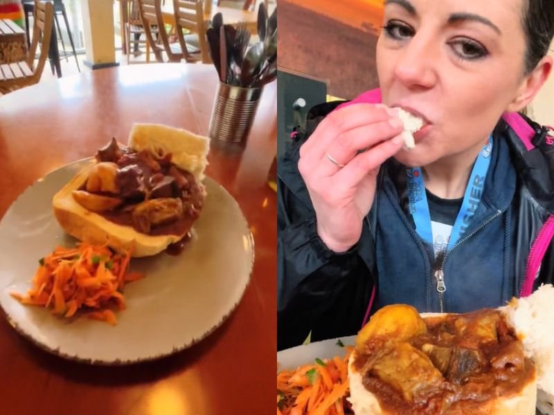 Bunny chow in the UK