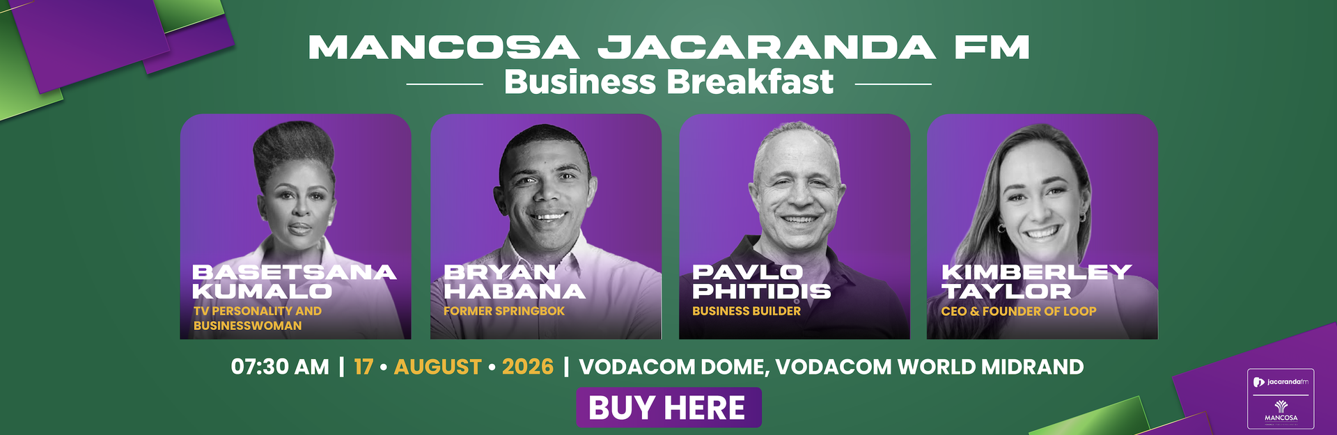 Business Breakfast MANCOSA Jacaranda Web Banner 2026 Update 1