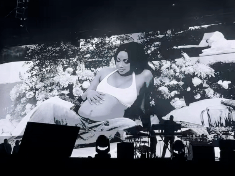 CASSPER NYOVEST BABY ANNOUNCEMENT