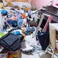 CLUTTERED BEDROOM