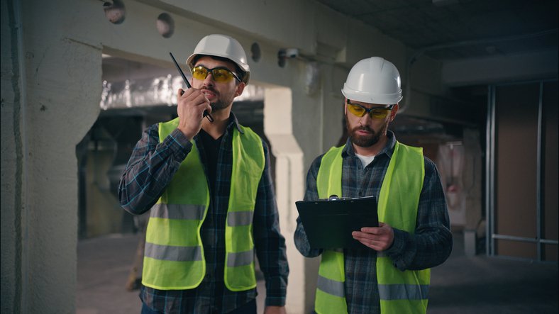 CONSTRUCTION WORKERS TWO MEN