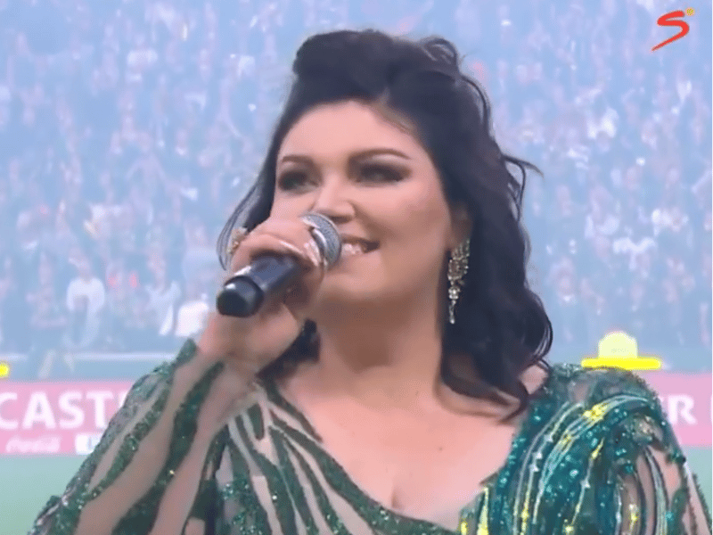 CORLEA BOTHA NATIONAL ANTHEM PEFORMANCE