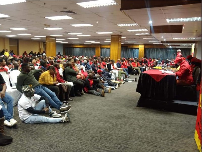 COSATU shared a series of images for the meeting points of those participating in the national strike.