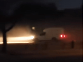 COURIER DRIVER DRIFTING