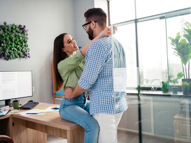 COWORKERS HAVING AFFAIR