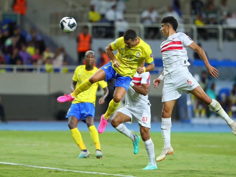 Cristiano Ronaldo scores for Al-Nassr.