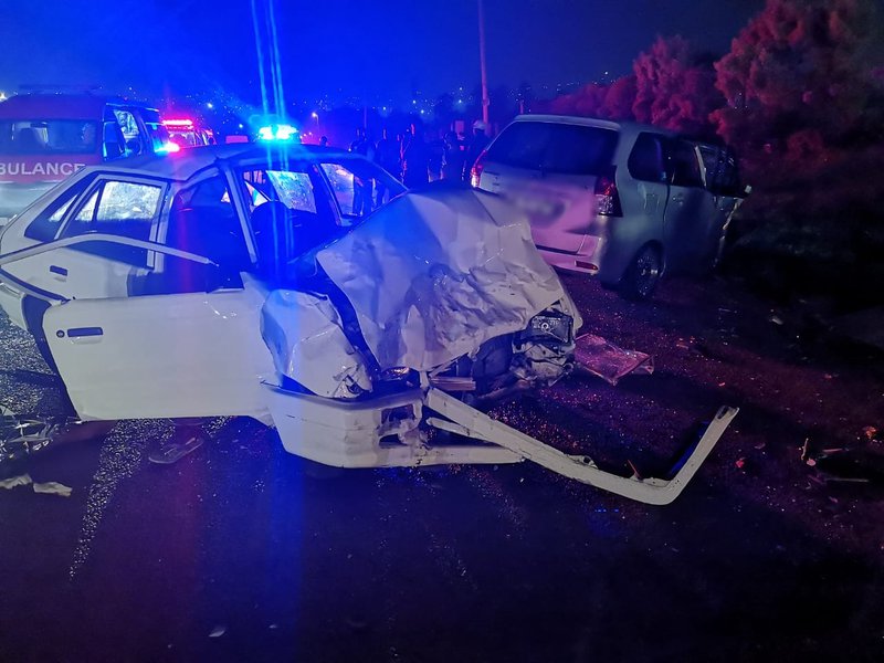 One killed, 5 injured in head-on crash