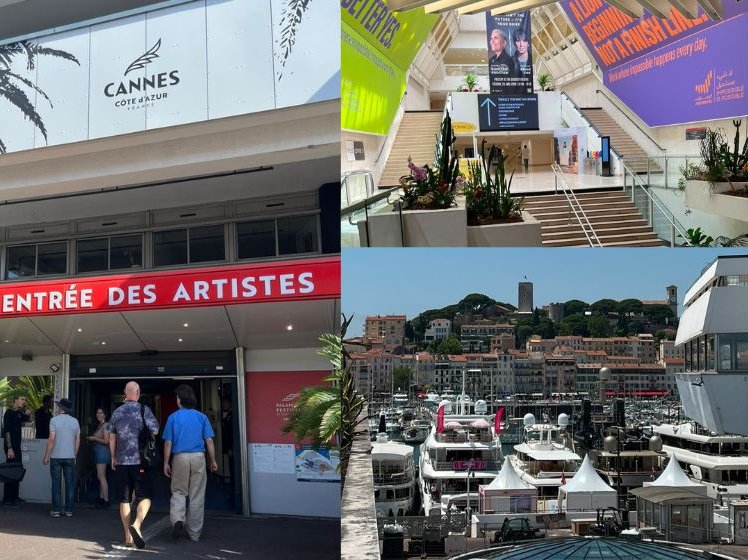 Cannes outside building