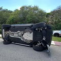 Car involved in a crash with Tiger Woods