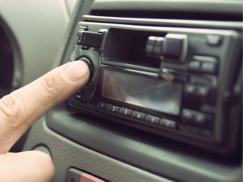 Car music audio controls