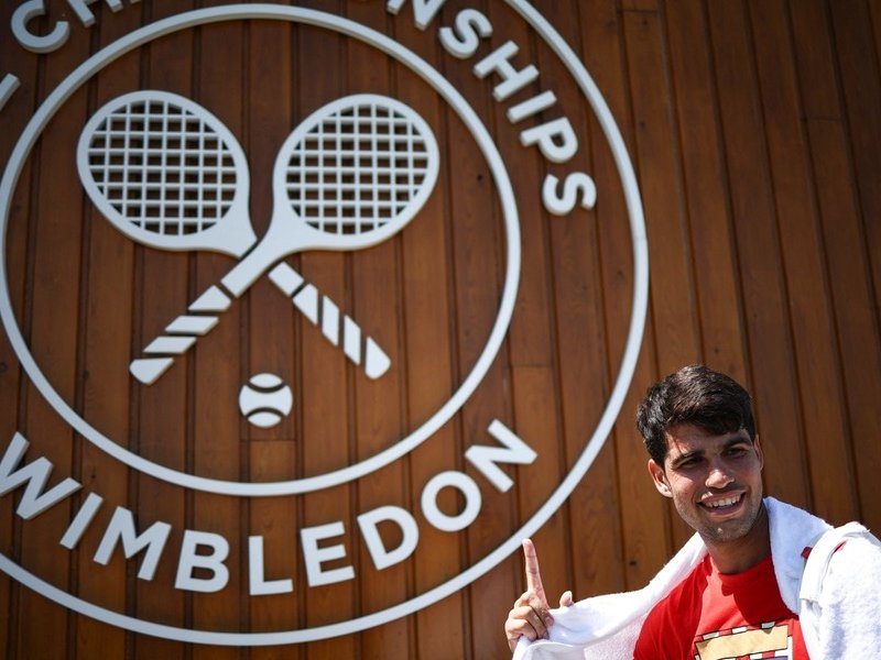 Carlos Alcaraz at 2025 Wimbledon
