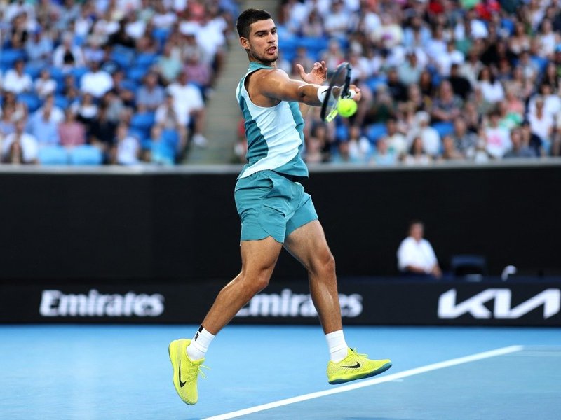Spain's Carlos Alcaraz at 2025 Australian Open
