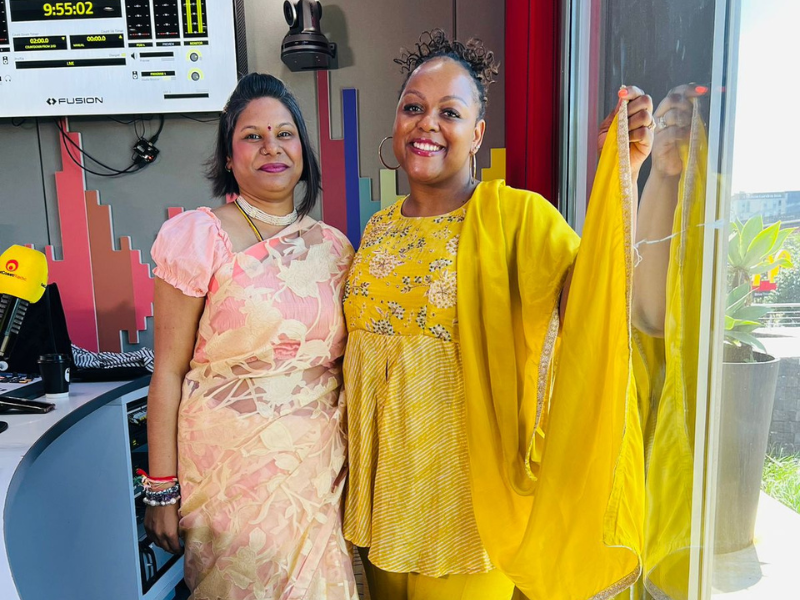 Carol Ofori and Jerusha from Jayshrees Rivaz