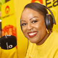 Carol Ofori at an outside broadcast