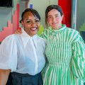 Carol Ofori with Lisa Thomson