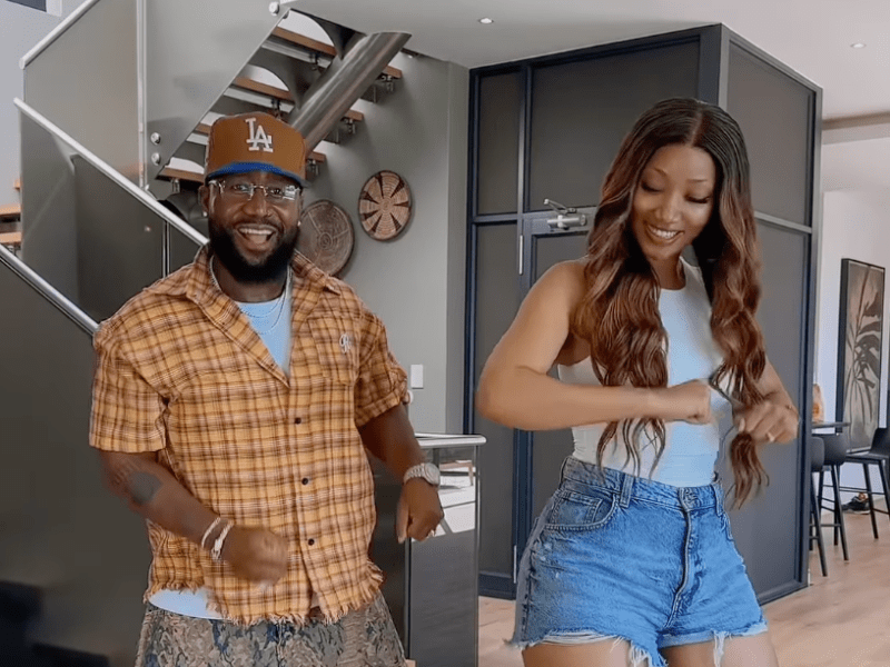 Cassper Nyovest and his wife Pulane