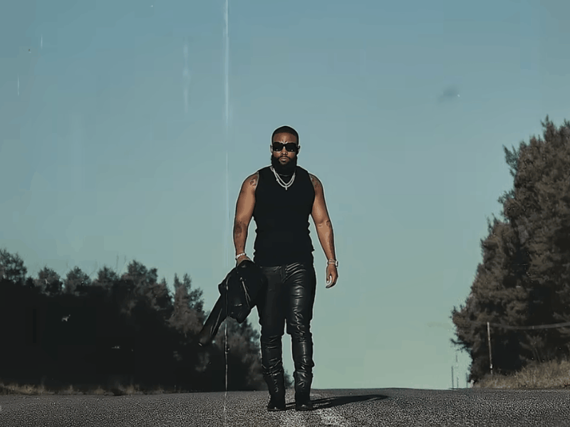 Cassper Nyovest walking in the middle of a road