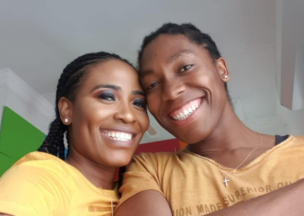 Caster Semenya and her wife Violet