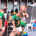 Changing room camera catches Springbok player without clothes on