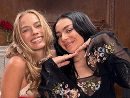 Charli XCX and Margot Robbie