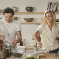 Brooklyn Beckham and Nicola Peltz cooking