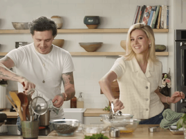 Brooklyn Beckham and Nicola Peltz cooking