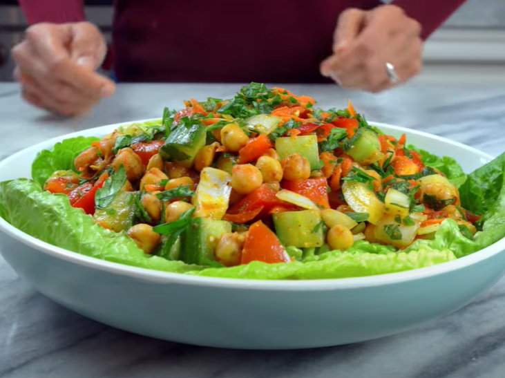 Chickpea salad