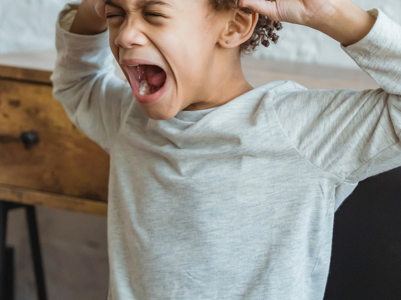 Child screaming