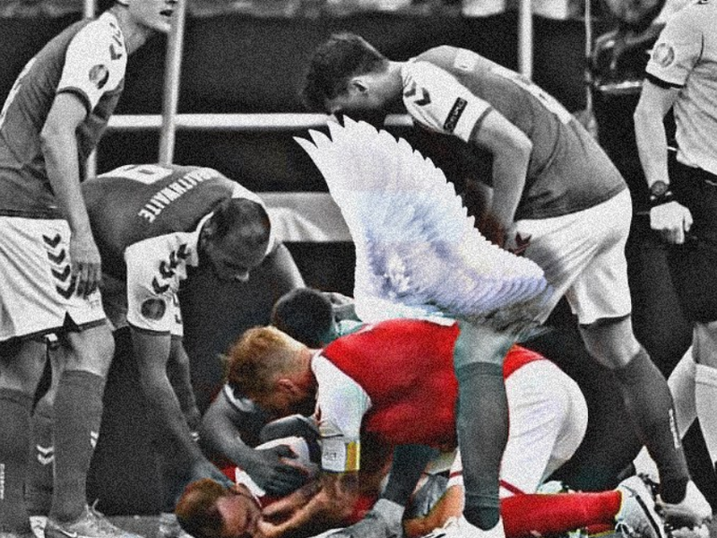 WATCH: Christian Eriksen collapses mid-game on Saturday evening