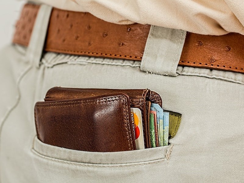 Man with wallet in pocket