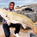 Clayton Hugo kicking off the season in fine form with a massive Kob caught off Amanzimtoti