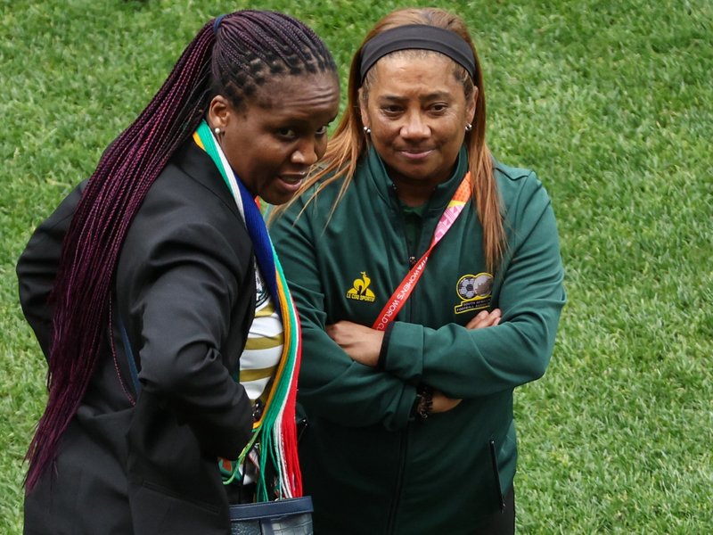 Coach Desiree Ellis after the last 16 Clash against Netherlands