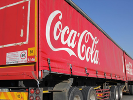 Coca Cola truck CCBA