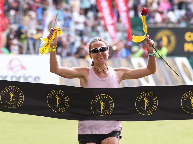 Russian runner Alexandra Morozova won the women's 2022 Comrades Marathon.