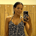 Connie Ferguson locker room selfie
