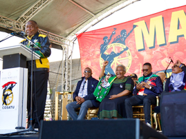 Ramaphosa: Workers won’t allow ANC to dip below 50%