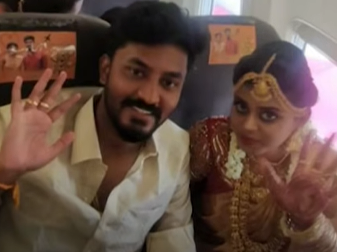WATCH: Indian couple get married in a flight with their family mid air