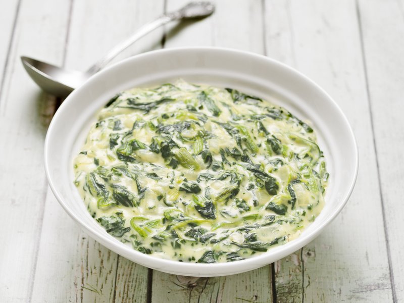 Cream spinach