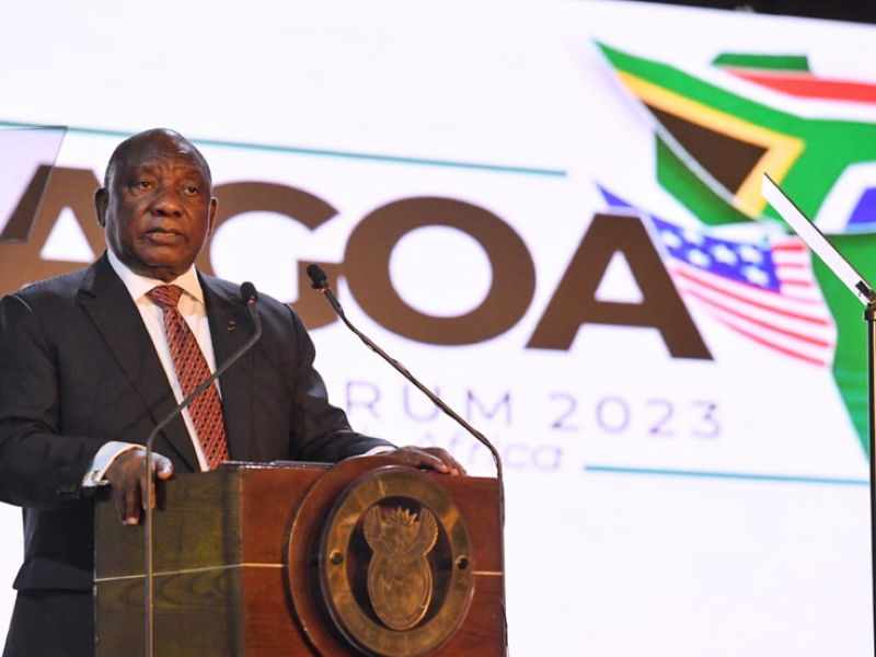 Cyril Ramaphosa AGOA