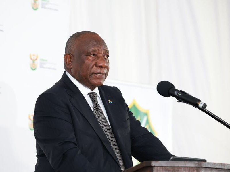Cyril Ramaphosa SANDF soldiers