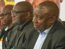 Cyril in Sandton
