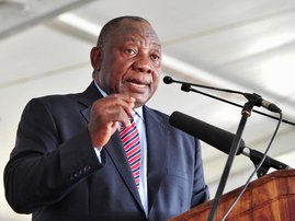 `President Cyril Ramaphosa