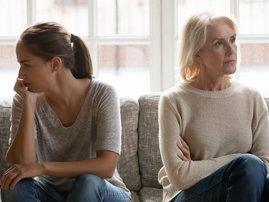 DAUGHTER AND MOM ANGRY