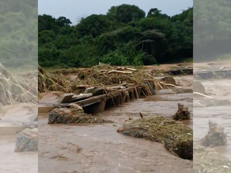 Shallcross residents left stranded after bridge collapse
