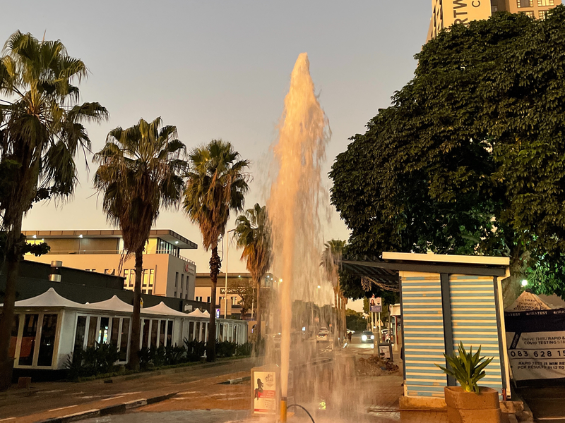 WATCH: Chartwell Drive drenched in water